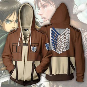 Sudadera con capucha de "Attack On Titan"