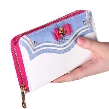 Cartera de mano fabricada con cuero sintético de "Sailor Moon"